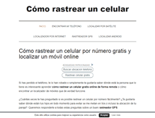 Tablet Screenshot of comorastrearuncelular.net